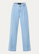 7 For All Mankind Nana high waist wide leg jeans met lichte wassing
