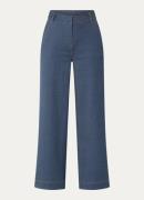 L.K.Bennett Freya high waist wide fit pantalon met steekzakken