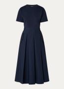 MaxMara Gommoso midi jurk met ronde hals