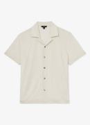Reiss Eden regular fit polo van badstof