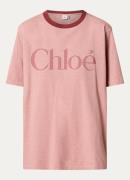 Chloé T-shirt met logoprint
