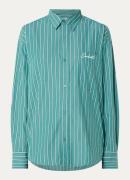 Carhartt WIP Grimsby overhemd met streepprint en logoborduring