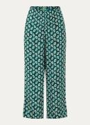 Benetton High waist wide fit pantalon met print