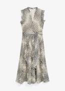 Hobbs Nina midi jurk met stippenprint