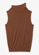 Reiss Harper mouwloze top van wol met col