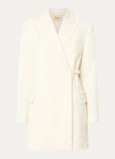 JOSH V Fayollah mini blazerjurk met klepzakken