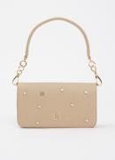 NIKKIE Abby Pearl schoudertas met imitatieparels