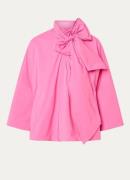 Essentiel Antwerp Igator oversized tuniek met strikkraag