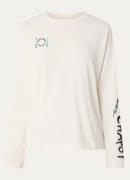 Fabienne Chapot Phileine longsleeve met logoborduring en backprint