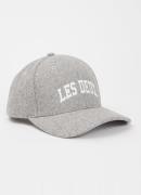 Les Deux Pet in wolblend met logoborduring