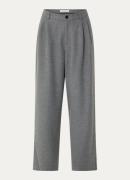 Sofie Schnoor Rosalind high waist wide fit pantalon in wolblend