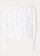 alchemist Elise semi-transparante top met boothals