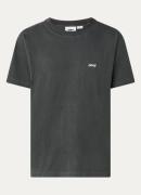 Obey Lowercase T-shirt met logoborduring
