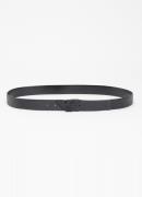 Armani Riem van leer met logo