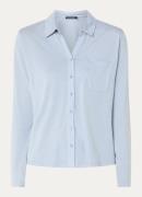 River Woods Blouse van jersey met borstzak