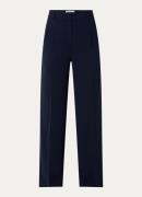Beaumont James high waist wide fit pantalon met steekzakken