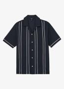 Reiss Sander regular fit polo met gestreept dessin