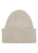 Profuomo Ribgebreide muts in wolblend