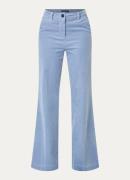 River Woods High waist wide fit broek van corduroy