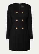 NIKKIE Lisbon mini jurk met sierknopen