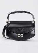 Ganni Apo-G handtas met logo en afneembare schouderriem