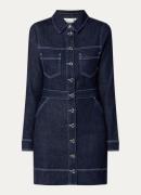Fabienne Chapot Ruth mini blousejurk van denim