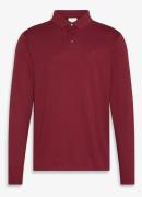 Calvin Klein Polo van piqué katoen met lange mouw