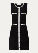 Sandro Mini jurk met sierknopen