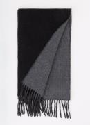 Ralph Lauren Classic Reversible sjaal in wolblend 168 x 25 cm