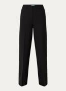 Benetton High waist loose fit pantalon met steekzakken