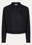Fabienne Chapot Flore blouse met broderie