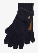 Ralph Lauren Fijngebreide handschoenen van wol met touchscreen functie...