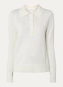 Selected Thea fijngebreide trui van merino wol