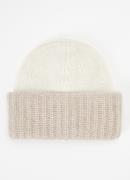 Becksöndergaard Solona grofgebreide muts in alpaca wolblend