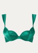 Bluebella Octavia voorgevormde beugel bh van satijn met uitneembare vu...