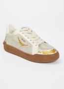 Zadig&Voltaire Fly Wings sneaker van suède met leren details