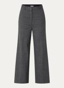 Sandro High waist wide fit pantalon in wolblend