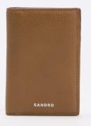 Sandro Pasjeshouder van leer met logo