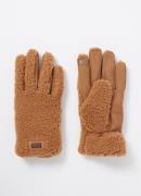 UGG UGGFluff handschoenen van teddy met touchscreen functie