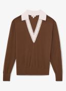 Reiss Nina fijngebreide trui van wol