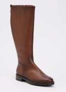 Dune London Wide Fit Tayah laars van leer