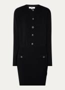 Fifth House Jooy mini blousejurk met ribstructuur