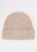 Co'Couture Hailey grofgebreide muts in wolblend