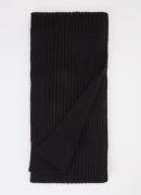 UGG Grofgebreide sjaal in wolblend