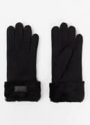 UGG Turn Cuff handschoenen van suède met schapenvacht