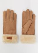 UGG Turn Cuff handschoenen van suède met schapenvacht