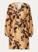 MSCH Copenhagen Mschnilla mini tuniekjurk in lyocellblend met strikcei...