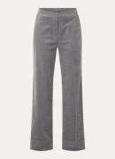 OPUS Mileni high waist wide fit pantalon van corduroy