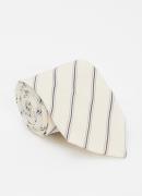 The Frankie Shop Lene stropdas in zijdeblend met streepprint
