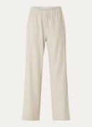 Knit-ted Willow high waist wide fit pantalon met steekzakken